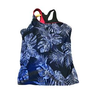 Zeroexposure sun smart leaf highline tankini nwt